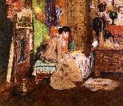 Chase, William Merritt In the Studio Corner painting